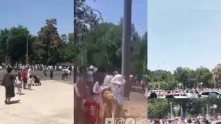 ДАХШАТ ПАРКДА БОЛАЛАР ХУШИДАН КЕТИБ ҚОЛЯПТИ