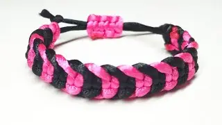 Making a bracelet from yarn Making a simple and beautiful bracelet