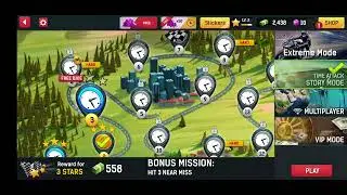 Moto rider go highway traffic level 3