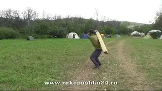Упражнение с козлом. Отработка бросков