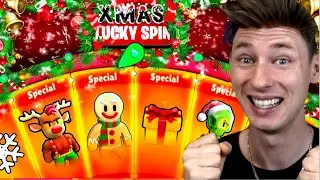 ALLE SKINS ZIEHEN BEIM  WEIHNACHTS GLÜCKSRAD in Stumble Guys 😨