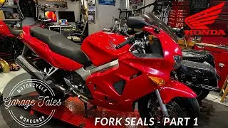 Honda VFR800 Interceptor Fork Seals - Part 1