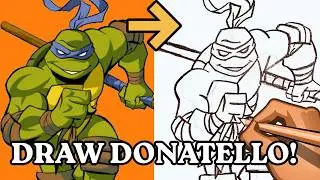 How to Draw Donatello From the Teenage Mutant Ninja Turtles Franchise
