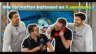 La taloche : formation accélérée aux métiers du second oeuvre -  LA MATINALE _ EP 15 _ BICHONTV