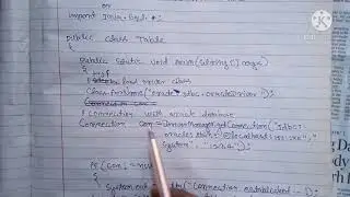 JDBC- Creating a table into Oracle Database using jdbc concept | Practical