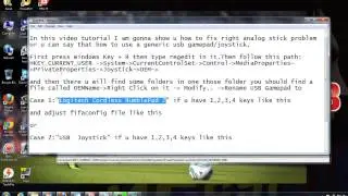 How to fix gamepad problem for fifa 13? (Right Analog Stick)