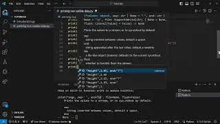 Introduction to Python: Displaying Non-Variable Data with the 'print' Function using 'end' and 'sep'