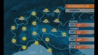 *RARO* Canale 5 - Meteo Prima Pagina delle 