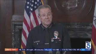 Los Angeles Police Chief Michel Moore announces retirement
