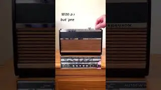 #shorts ‘Tuning in’ with a 1970 Ferguson ‘Autotwin’ transistor radio