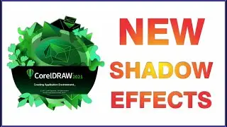 Corel Draw 2021 New Shadow Effects | coreldraw effects | corel draw shadow effect  | corel draw 2021
