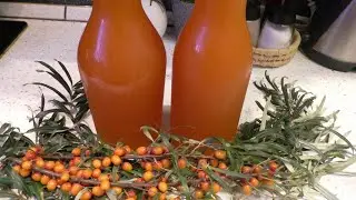 I'm making a HEALTHY and DELICIOUS sea buckthorn syrup! WITHOUT COOKING! SEA BUCKTHORN for the WI...