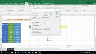 How to find Standart Error of intercept