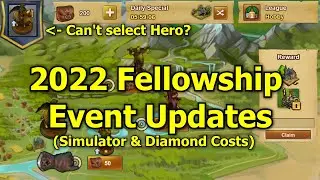 Forge of Empires: Fellowship Updates - Can't Select Hero? Mistakes in my Simulator & Diamond Costs