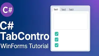How to Use TabControl in C# WinForms | Add, Remove & Switch Tabs (Visual Studio Guide)