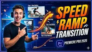 Premiere Pro 2026 : Speed Ramp Transition  (Tutorial) - اردو / हिंदी