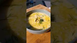 Авголемоно. Греческий куриный суп 🍋 Avgolemono 
