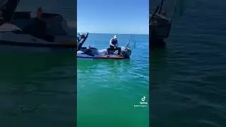 Jet ski fishing. 2022 Seadoo Fish Pro Trophy. 