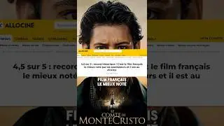 Le comte de Monte-Cristo : surcoté ? #film #cinema #critique