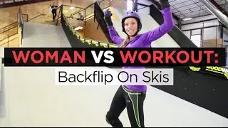 Woman Vs. Workout: Backflip On Skis