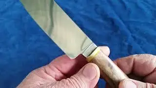 ПРОДАН!Нож шеф из японской стали.Коррозионностойкая сталь AUS8.