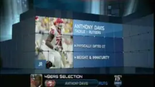 Anthony Davis -  NFL Draft 1st Rd. 11th Overall  -  NFL Combine