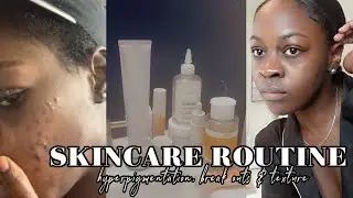 VLOGMAS | MY SIMPLIFIED SKINCARE ROUTINE 2021 | DARK SKIN & HYPERPIGMENTATION