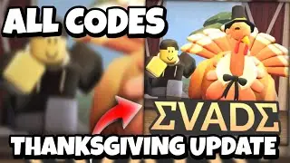 ALL THANKSGIVING UPDATE CODES FOR EVADE | ROBLOX EVADE CODES