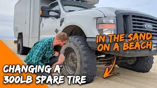 300lb Spare Tire Change on a Mexican Beach - Everlanders See the World!