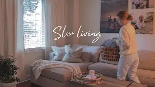 Slow and Simple Life in Canada | Chocolate Lava Cake, Repotting a Plant and Spruce up our Office