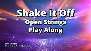 Shake It Off Open Strings Play Along