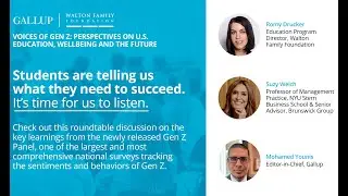 Voices of Gen Z: Perspectives on U.S. Education, Wellbeing and the Future
