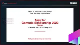 Applications Open For Gamuda Scholarship