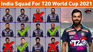 India Squad For T20 World Cup 2021 | India Squad In T20 World Cup | T20 World Cup 2021 | BCCI