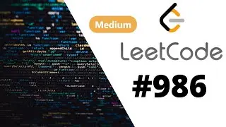 [Java] Leetcode 986. Interval List Intersections [Intervals #5]