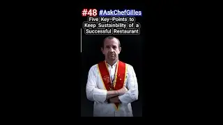 #48 Five Key Points to keep Sustainbility  of a Succesful Restaurant