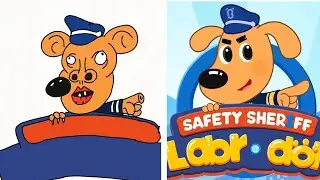 sheriff labrador - Frezze magic police rescue Drawing Meme