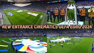 NEW ENTRANCE CINEMATICS UEFA EURO 2024 - PES 2021 & FOOTBALL LIFE 2024