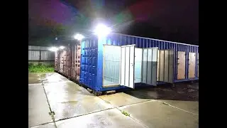 Складное место. Москва г. Долгопрудный ул. Жуковского 2. Освещение площадки в ночное время.