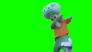 Green screen Squidward dab