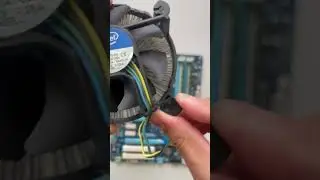 1 minute guide on thermal paste and intel CPU cooler application