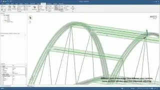 Creating and Analysing a Beam and Shell Bridge Model with ANSYS SpaceClaim and Mechanical