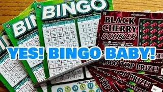 Viewer tickets from Oklahoma getting BINGO on the scratch offs! ￼