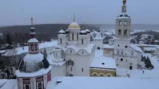 Пафнутьево Боровский монастырь. Снято снежинками, гоняющимися за голубями)))