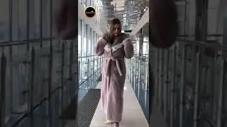 Шуба Норковая с Рысью капюшон. Длина 130 см. Импортный скандинавский мех