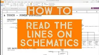 How to Read the Lines on Schematics