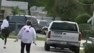 Zombie prank in the hood