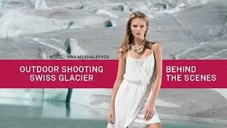 Outdoor Model Fotografie auf dem Gletscher – Behind the Scenes | Guava Studio