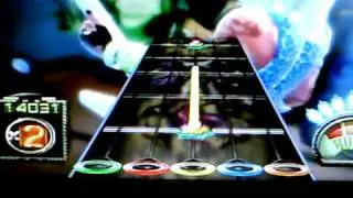 nathalie plays guitar hero aerosmith on easy 7 years old