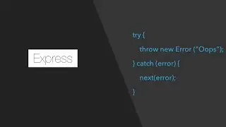 Express Error Handling